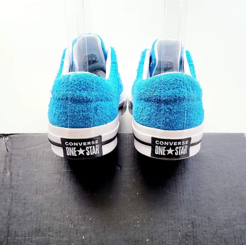 Converse One Star Ox Blue Hero White Suede Sneaker Women's 5.5 - Picture 4 of 6